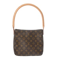 LOUIS VUITTON Louis Vuitton Monogram Looping MM Brown M51146 Women's Canvas Bag