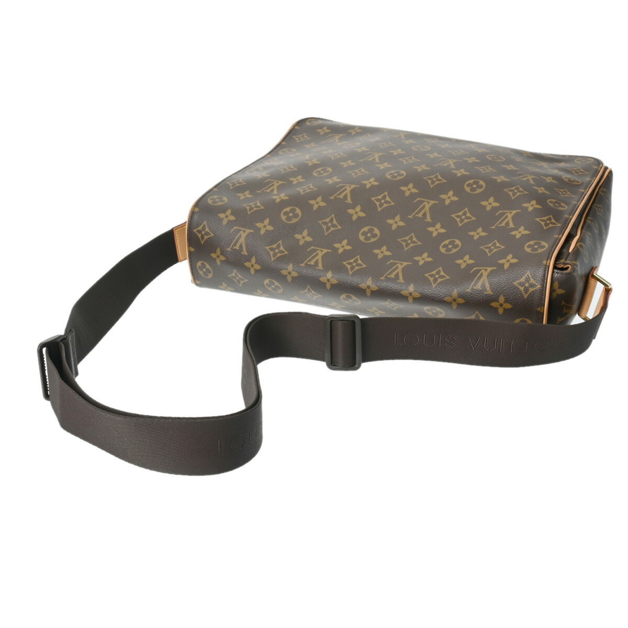 LOUIS VUITTON Louis Vuitton Monogram Abess Brown M45257 Unisex Canvas Shoulder Bag