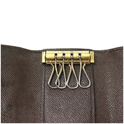 Louis Vuitton Damier Multicle 4 4-ring key case N62631 with initials LOUIS VUITTON Men's Unisex Keys