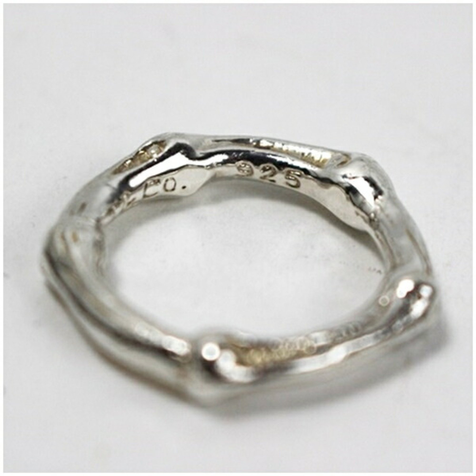 Tiffany Bamboo Ring, size 12.5, 925 silver, TIFFANY&Co. ladies ring