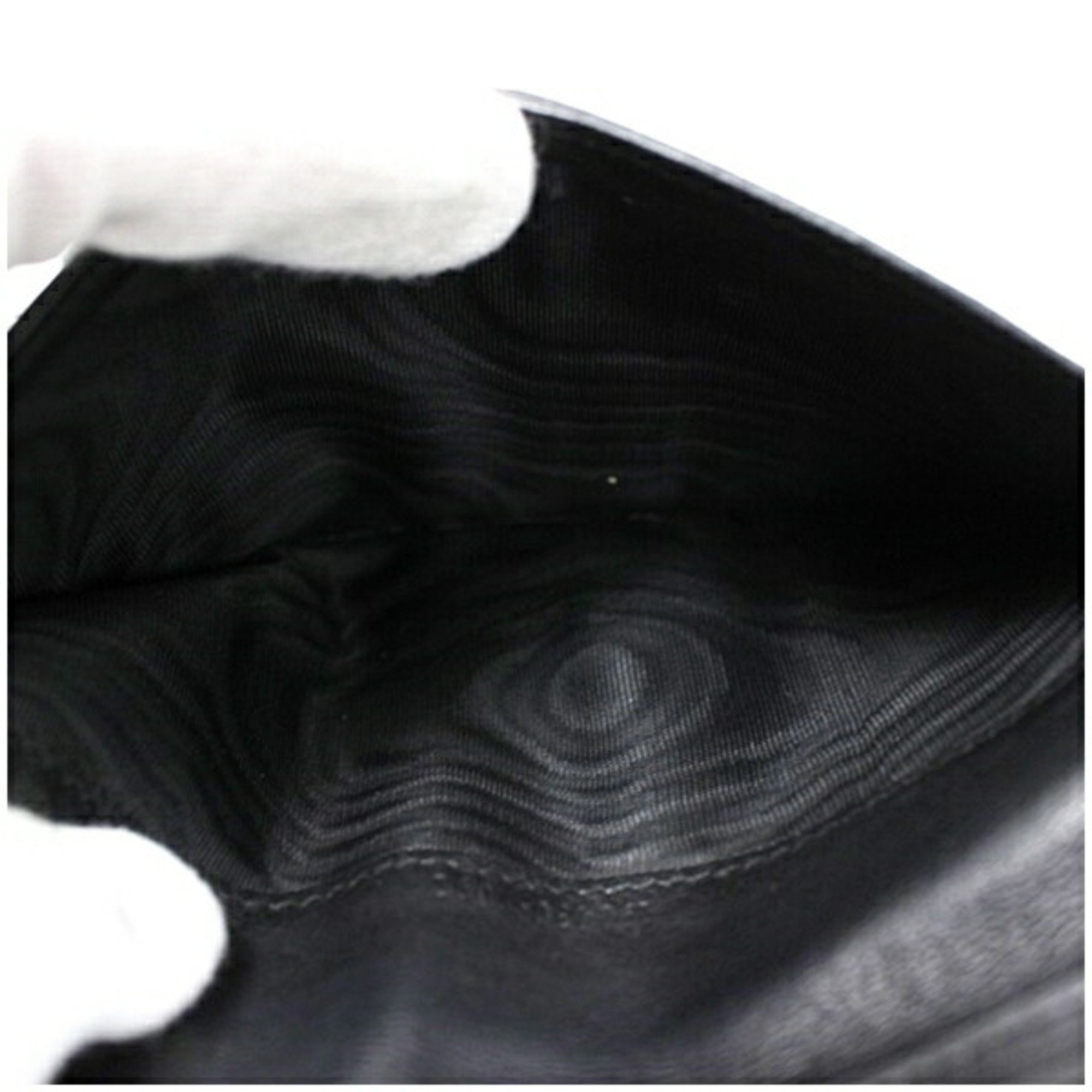 Gucci Long Wallet Leather Black 190430-2091 GUCCI Men's Bi-fold