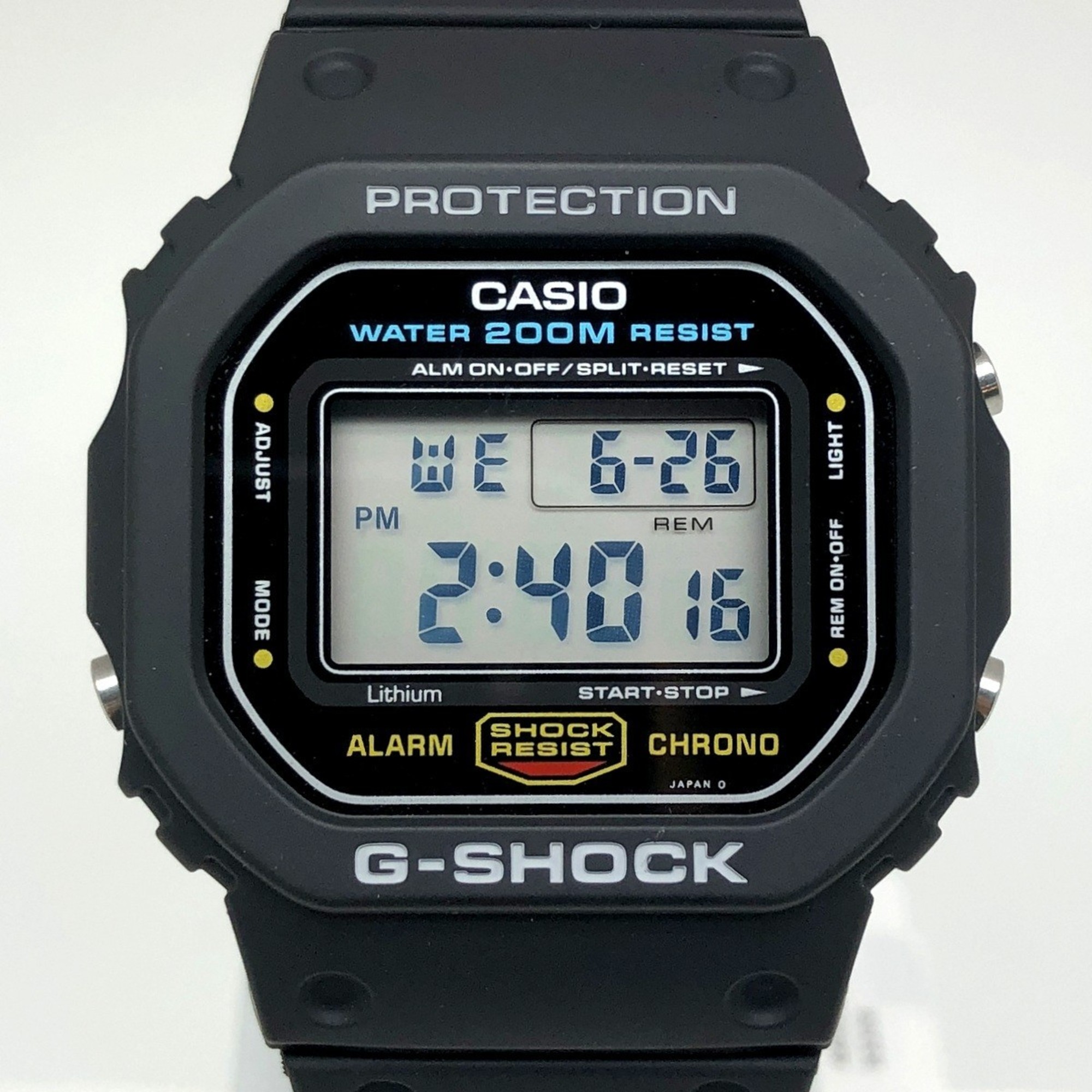 G-SHOCK CASIO Watch DW-5600C-1V M901 Restored Overseas 200M Speed Model Miniature SPEED Black Digital Mikunigaoka Store