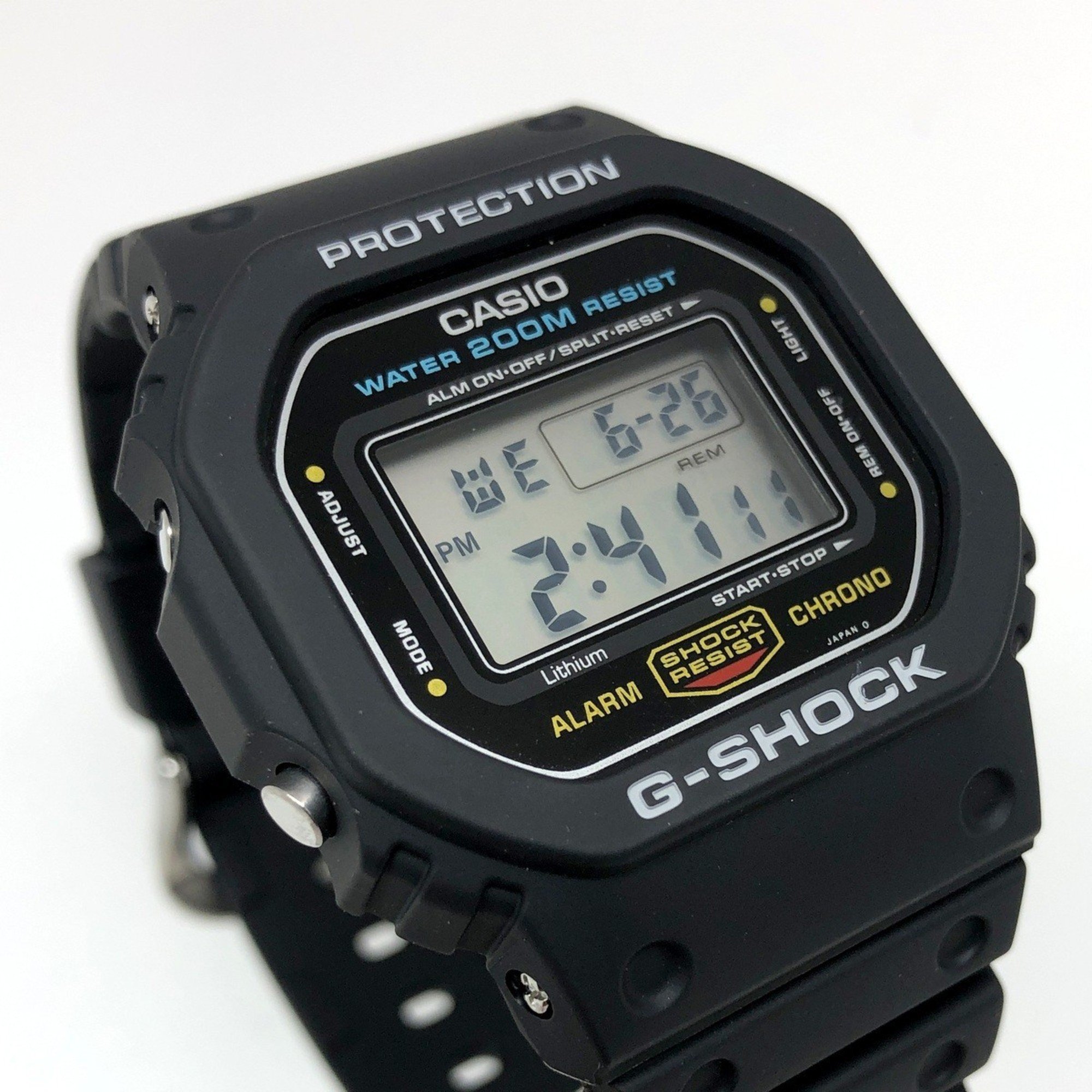 G-SHOCK CASIO Watch DW-5600C-1V M901 Restored Overseas 200M Speed Model Miniature SPEED Black Digital Mikunigaoka Store