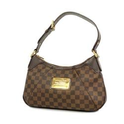 Louis Vuitton Shoulder Bag Damier Thames PM N48180 Ebene Ladies