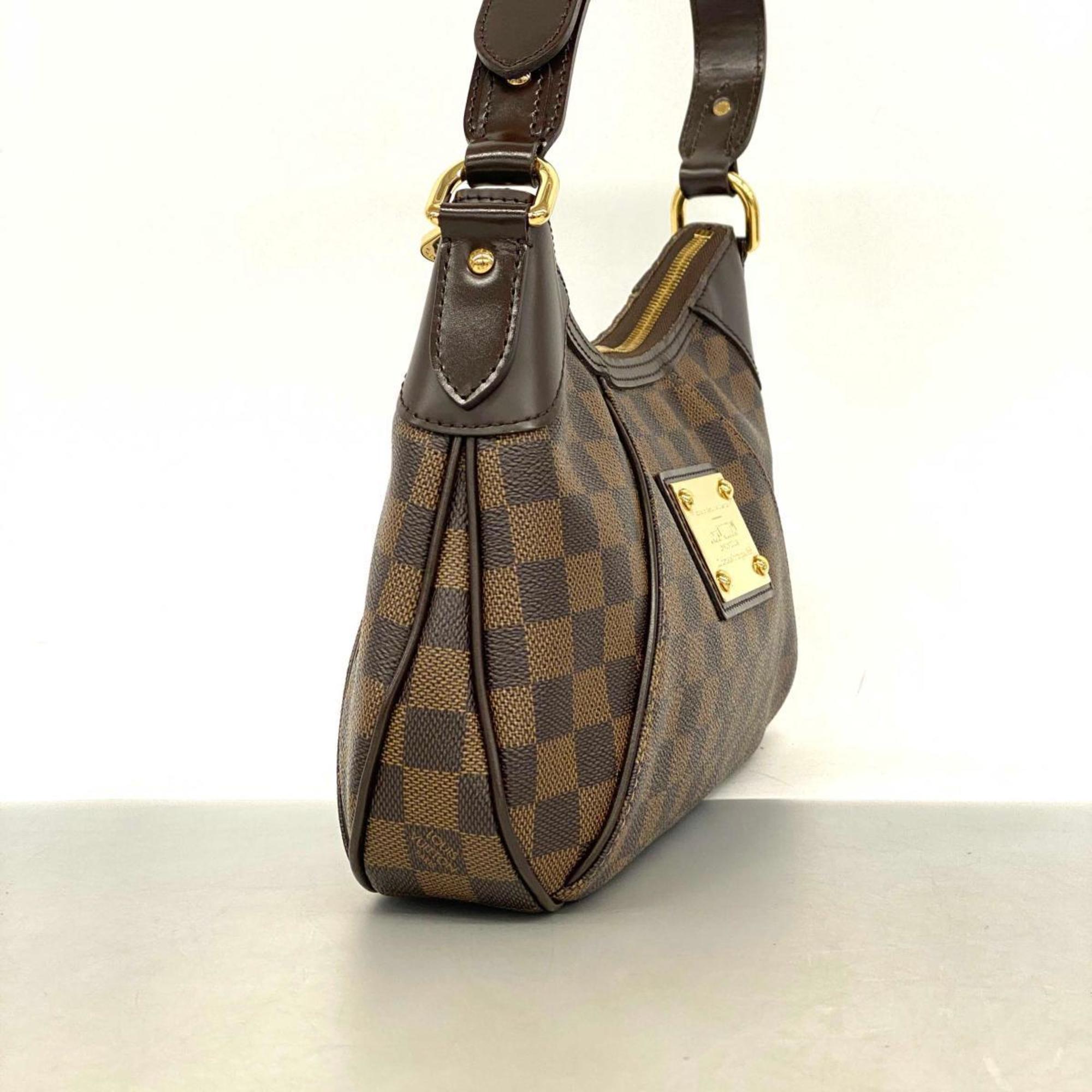 Louis Vuitton Shoulder Bag Damier Thames PM N48180 Ebene Ladies