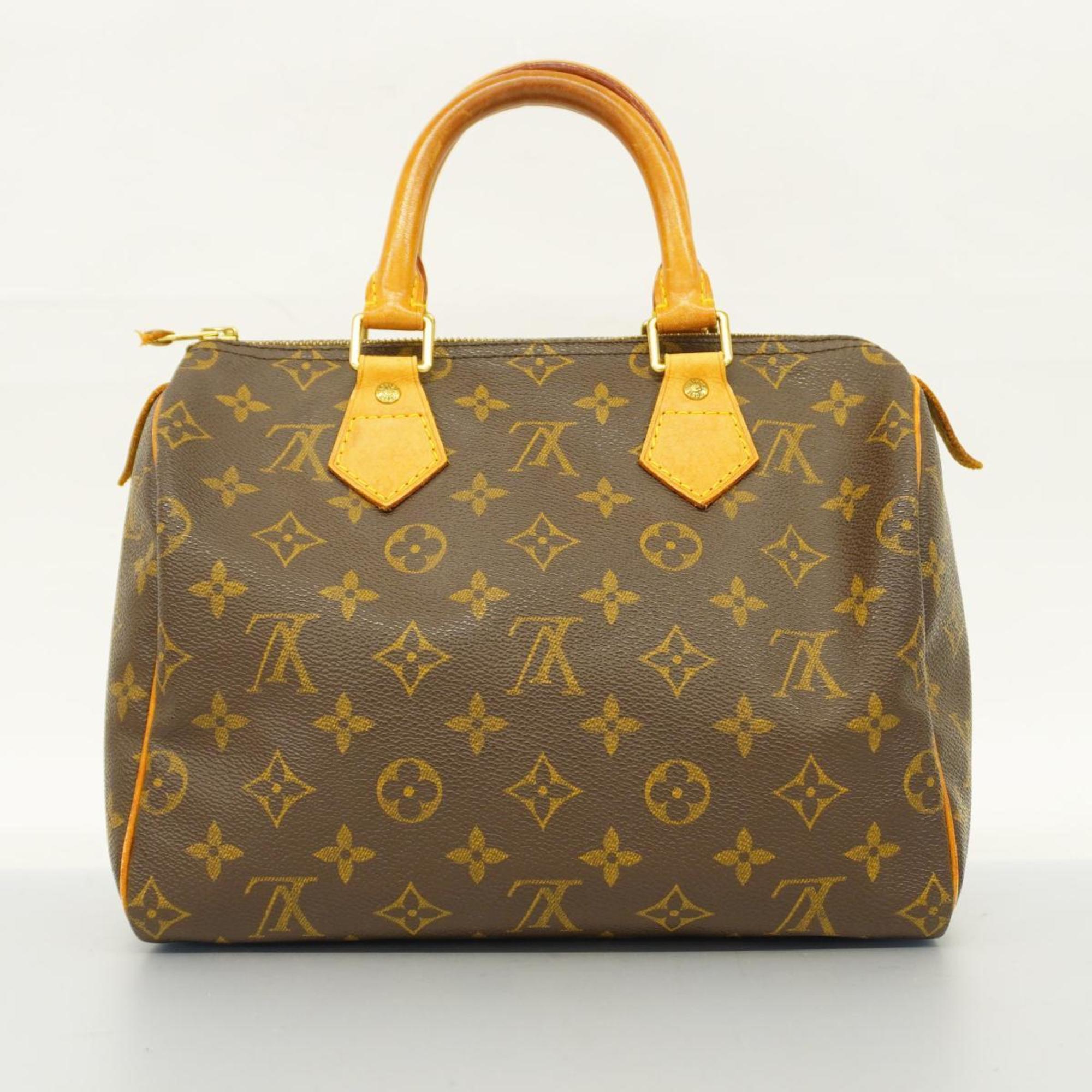 Louis Vuitton Handbag Monogram Speedy 25 M41109 Brown Ladies