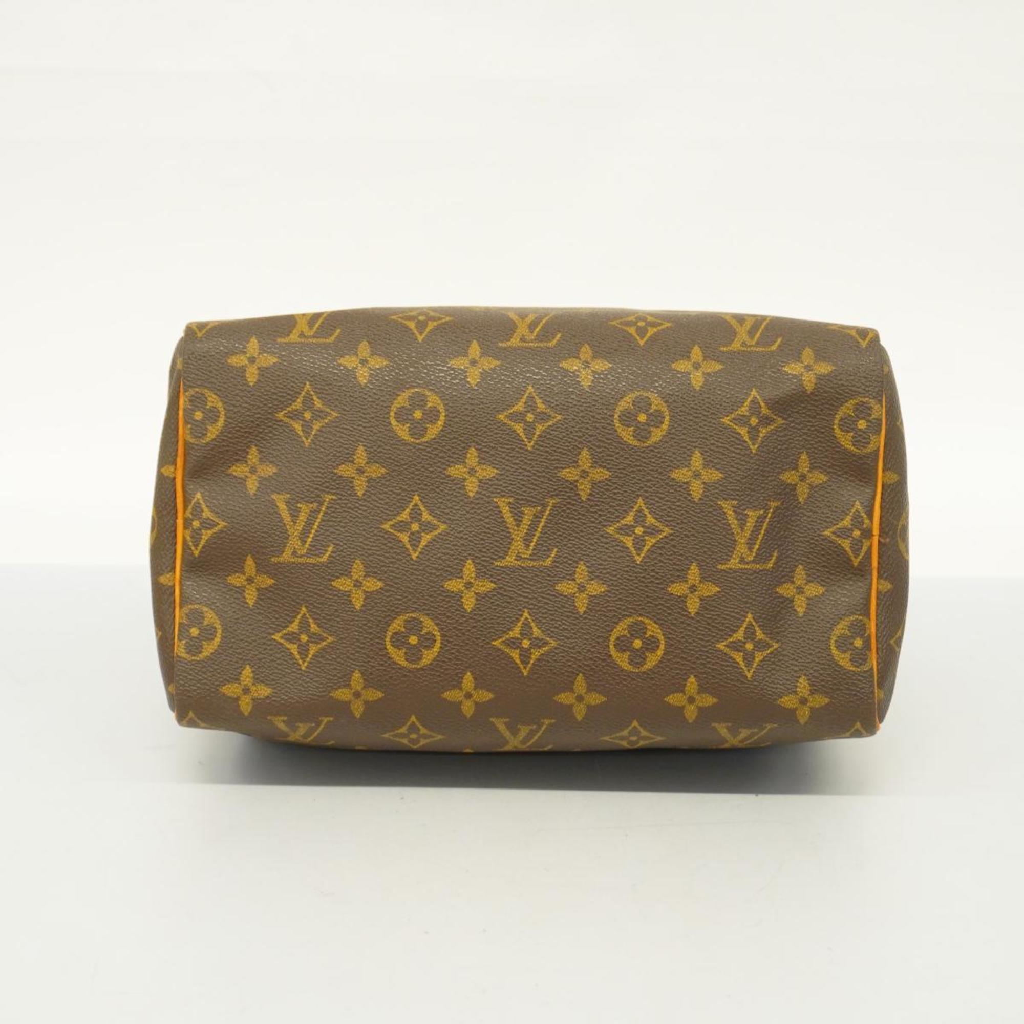 Louis Vuitton Handbag Monogram Speedy 25 M41109 Brown Ladies