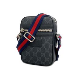 Gucci Shoulder Bag GG Supreme Sherry Line 682357 Black Men's