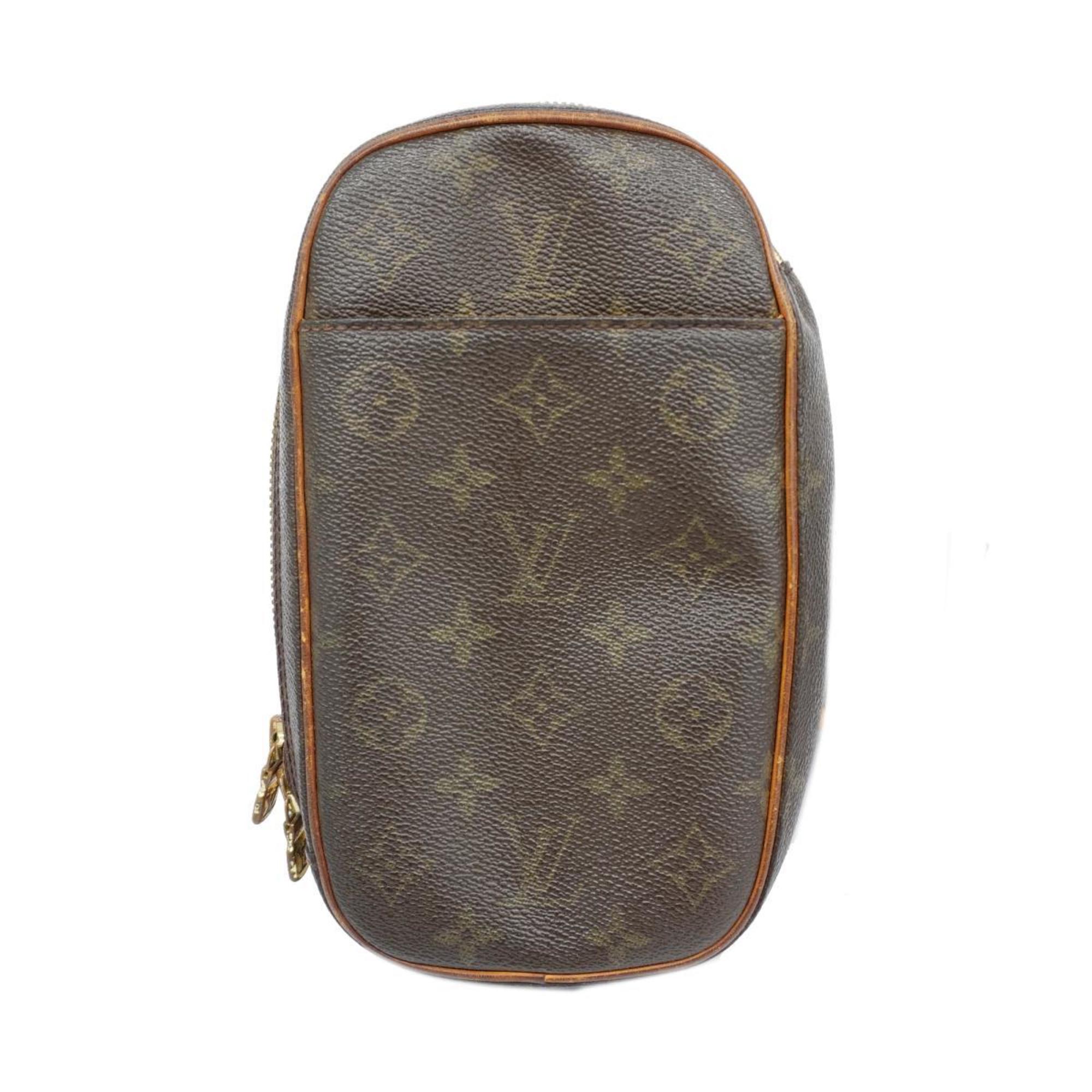 Louis Vuitton Body Bag Monogram Pochette Ganju M51870 Brown Men's Women's