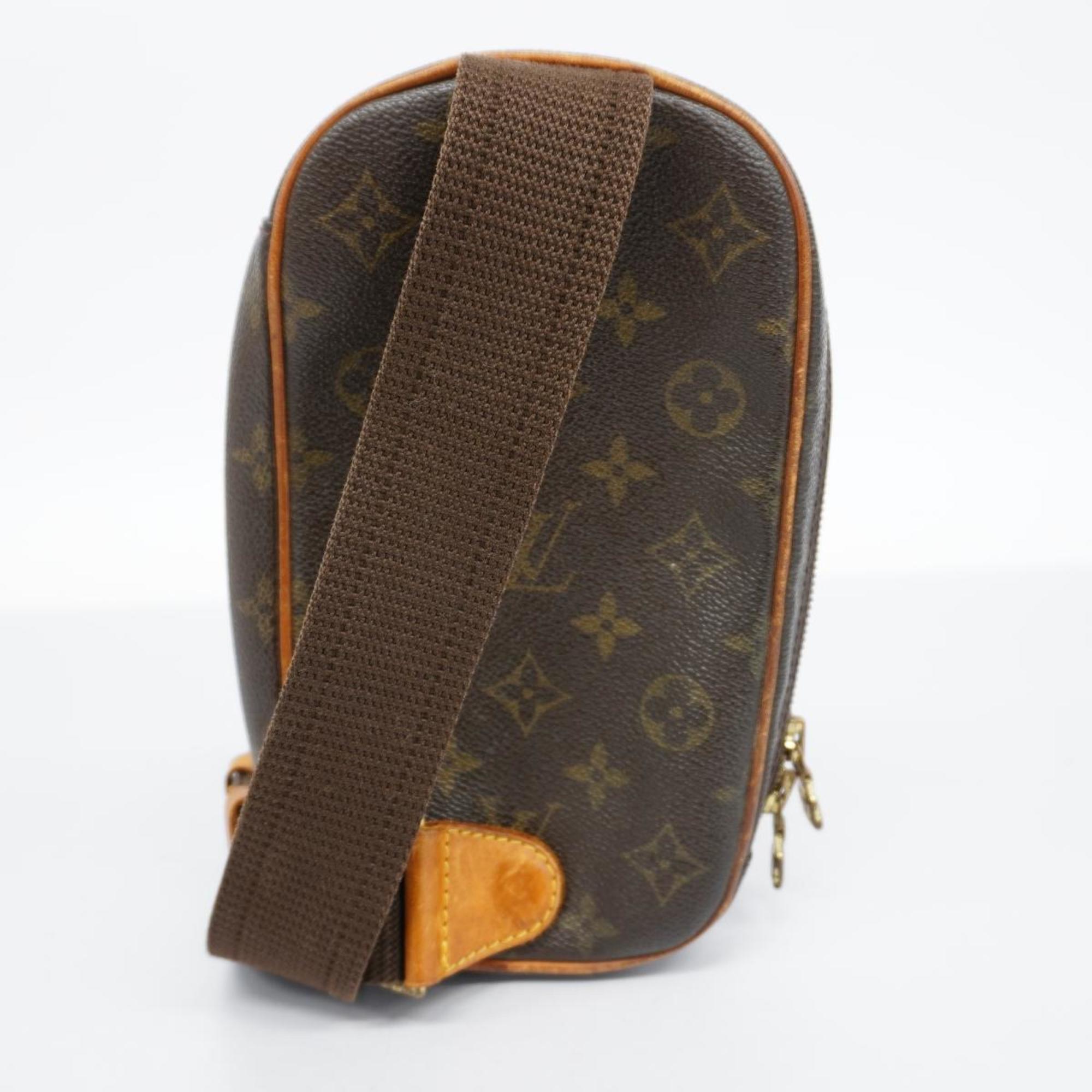 Louis Vuitton Body Bag Monogram Pochette Ganju M51870 Brown Men's Women's