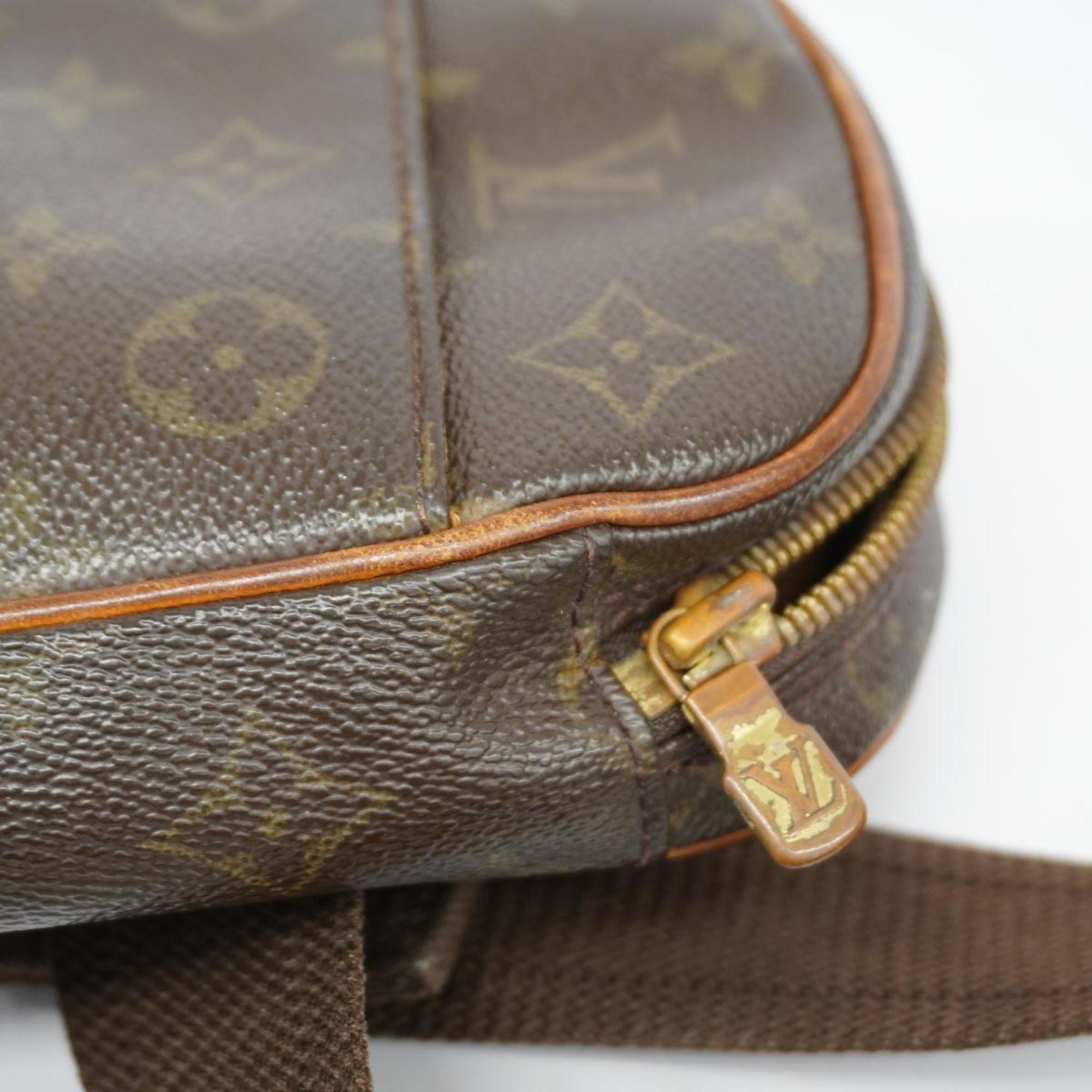 Louis Vuitton Body Bag Monogram Pochette Ganju M51870 Brown Men's Women's