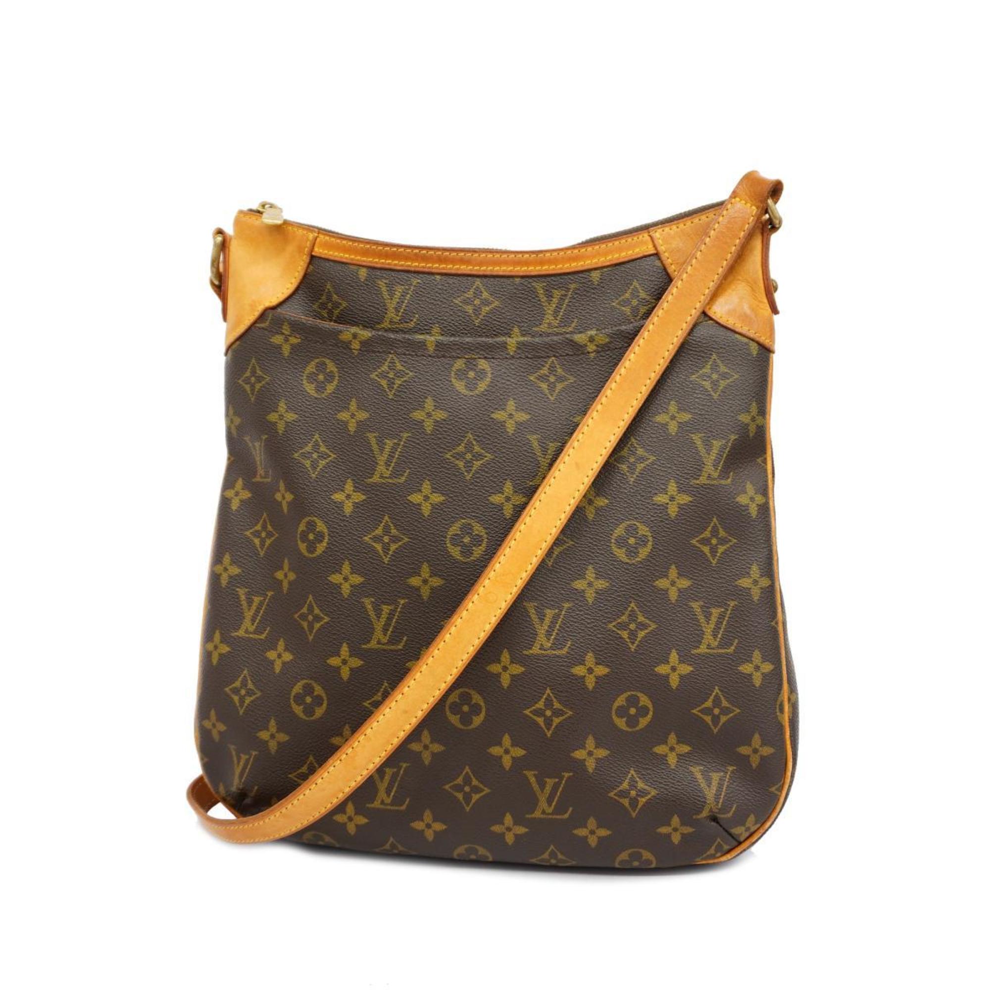 Louis Vuitton Shoulder Bag Monogram Odeon MM M56389 Brown Women's