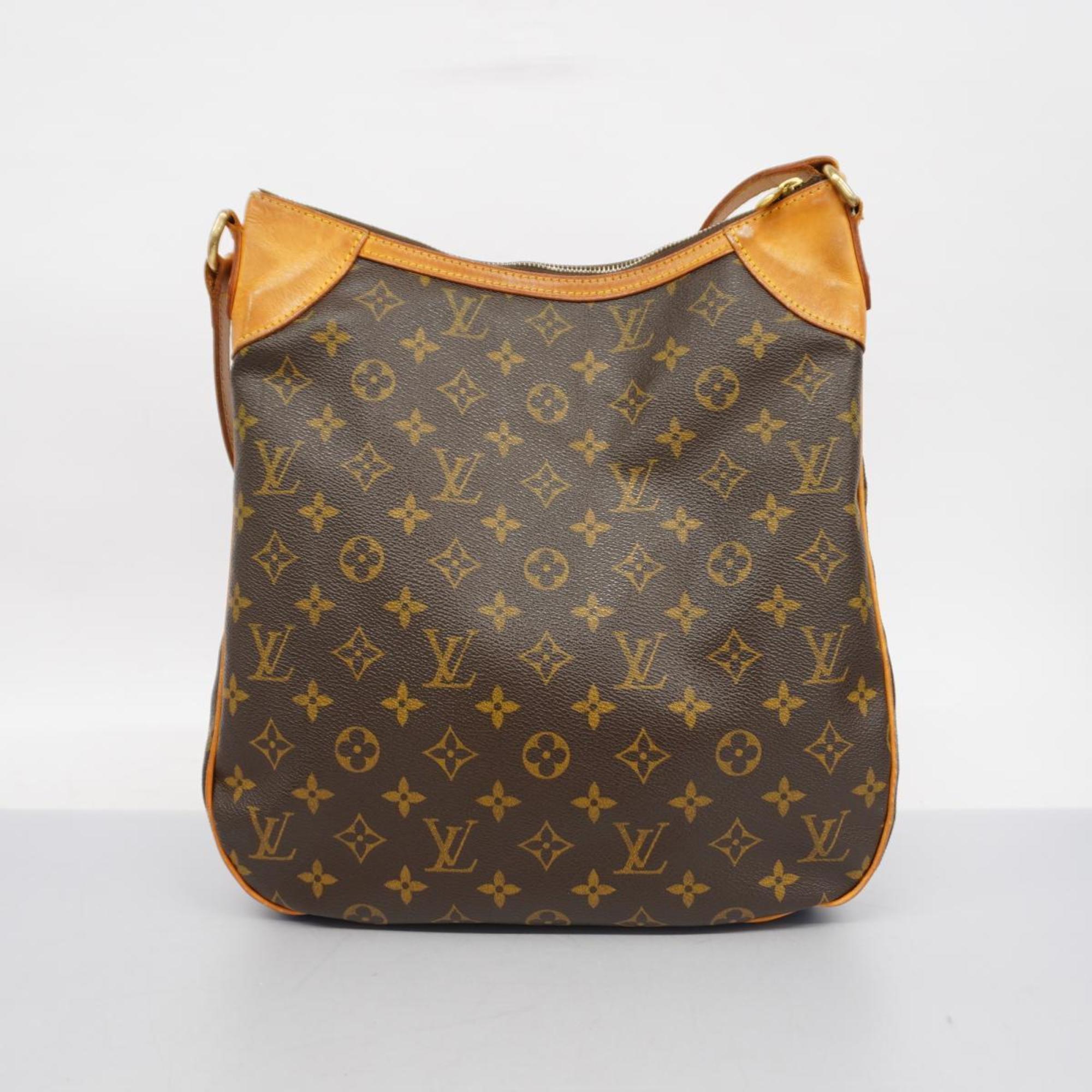 Louis Vuitton Shoulder Bag Monogram Odeon MM M56389 Brown Women's