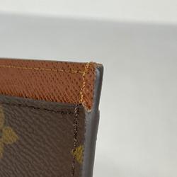 Louis Vuitton Business Card Holder/Card Case Monogram Porte Carte Sample M61733 Brown Women's