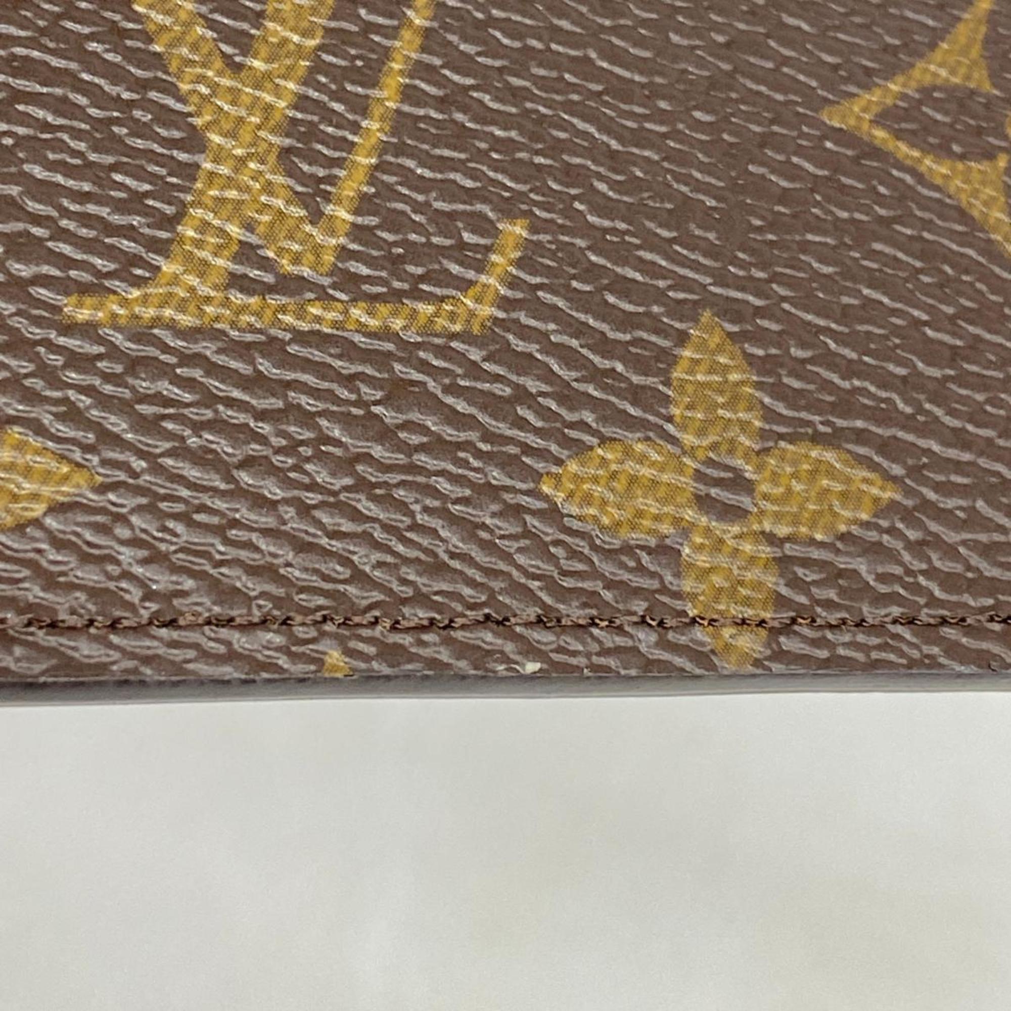 Louis Vuitton Business Card Holder/Card Case Monogram Porte Carte Sample M61733 Brown Women's