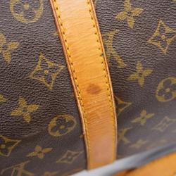 Louis Vuitton Boston Bag Monogram Keepall Bandouliere 55 M41414 Brown Men's Women's