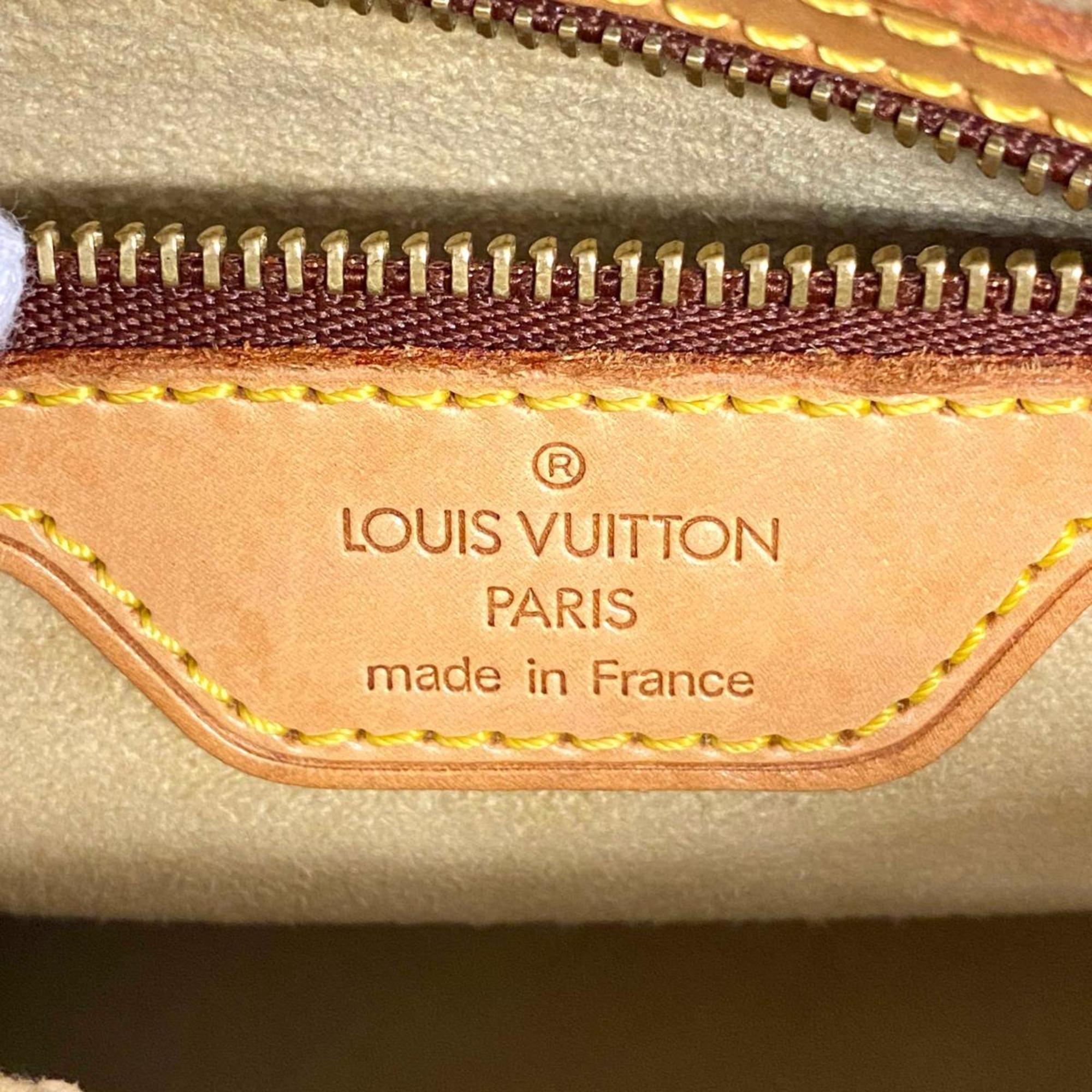 Louis Vuitton Shoulder Bag Monogram Looping MM M51146 Brown Women's