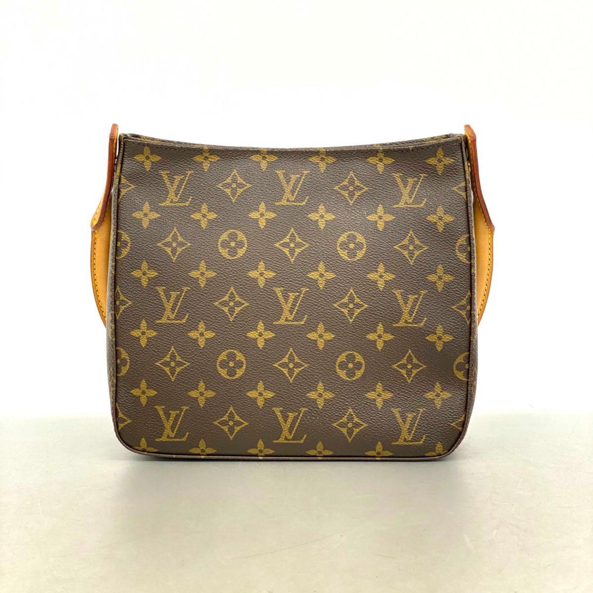 Louis Vuitton Shoulder Bag Monogram Looping MM M51146 Brown Women's