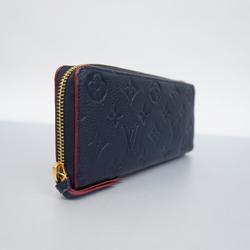 Louis Vuitton Long Wallet Monogram Empreinte Portefeuille Clemence M69415 Marine Rouge Men's Women's