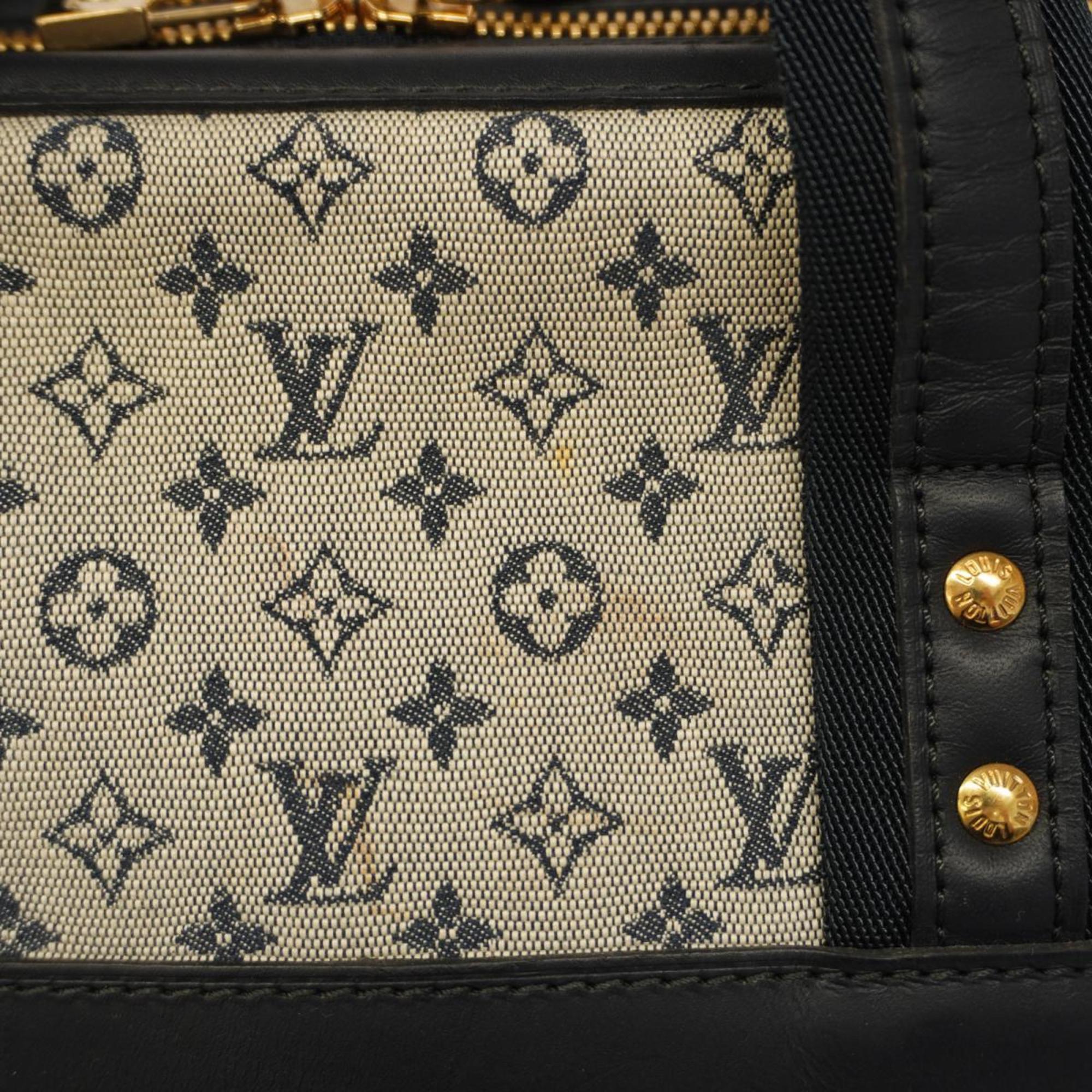 Louis Vuitton Handbag Monogram Josephine GM M92211 Blue Ladies