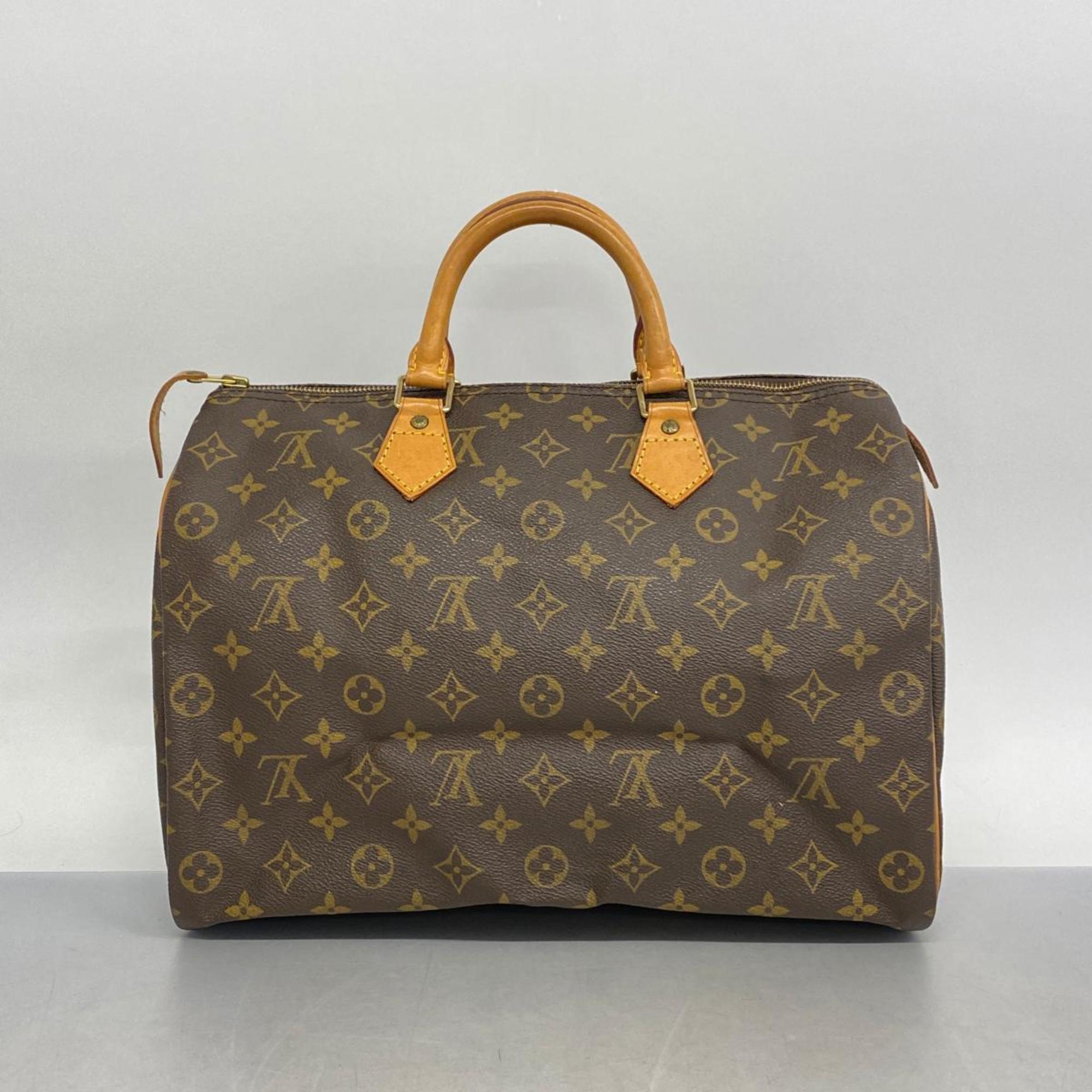 Louis Vuitton Handbag Monogram Speedy 35 M41107 Brown Ladies