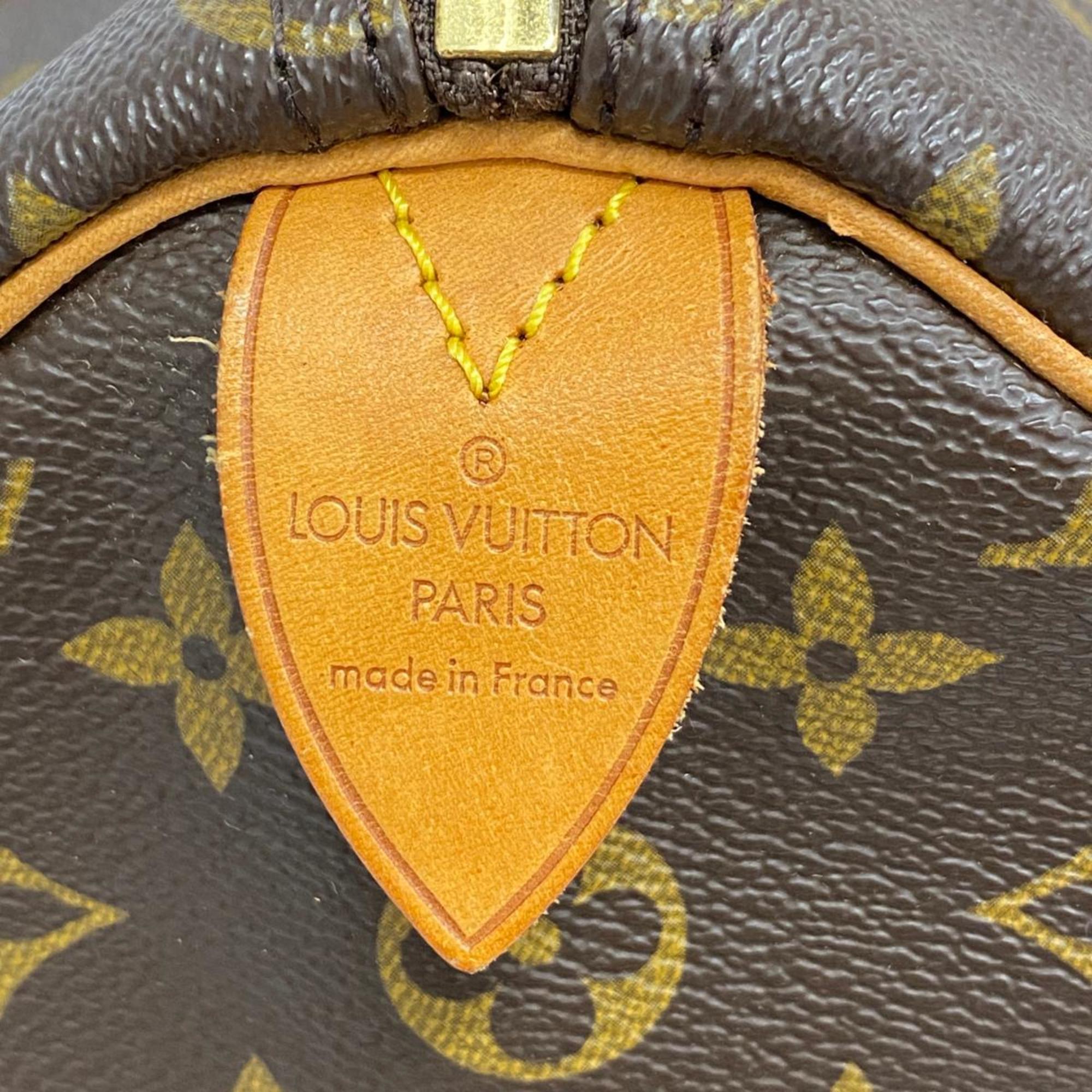 Louis Vuitton Handbag Monogram Speedy 35 M41107 Brown Ladies