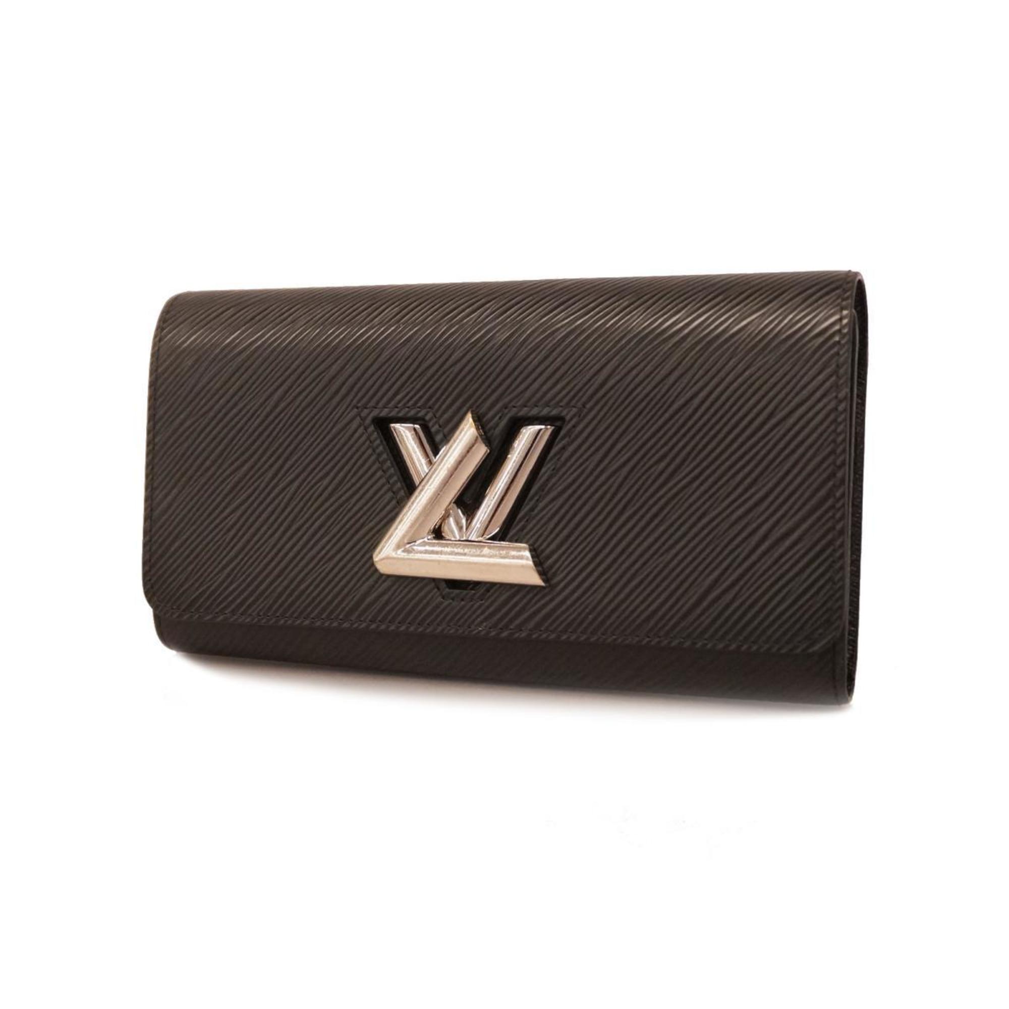 Louis Vuitton Long Wallet Epi Portefeuille Twist M68309 Noir Men's Women's