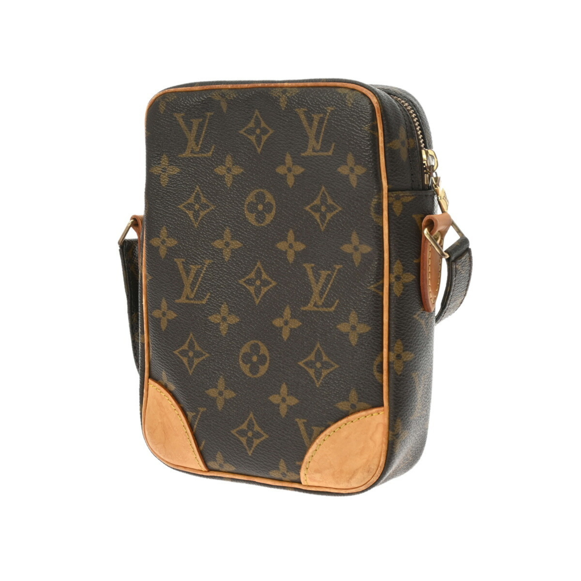 LOUIS VUITTON Louis Vuitton Monogram Danube Brown M45266 Unisex Canvas Shoulder Bag