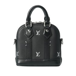 LOUIS VUITTON Louis Vuitton Nano Alma 2024SS Model Black M83184 Women's Calfskin Handbag