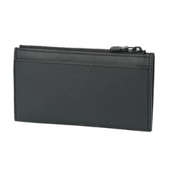 LOUIS VUITTON Aerogram Coin Card Holder Black M82068 Men's Leather Case