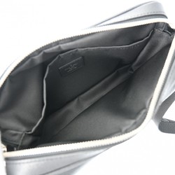 LOUIS VUITTON Louis Vuitton Taiga Taigarama Outdoor Noir M30233 Men's Monogram Canvas Leather Shoulder Bag