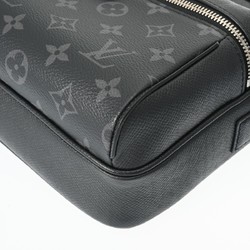 LOUIS VUITTON Louis Vuitton Taiga Taigarama Outdoor Noir M30233 Men's Monogram Canvas Leather Shoulder Bag