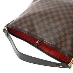 LOUIS VUITTON Damier Delightful PM Brown N41459 Women's Canvas Shoulder Bag