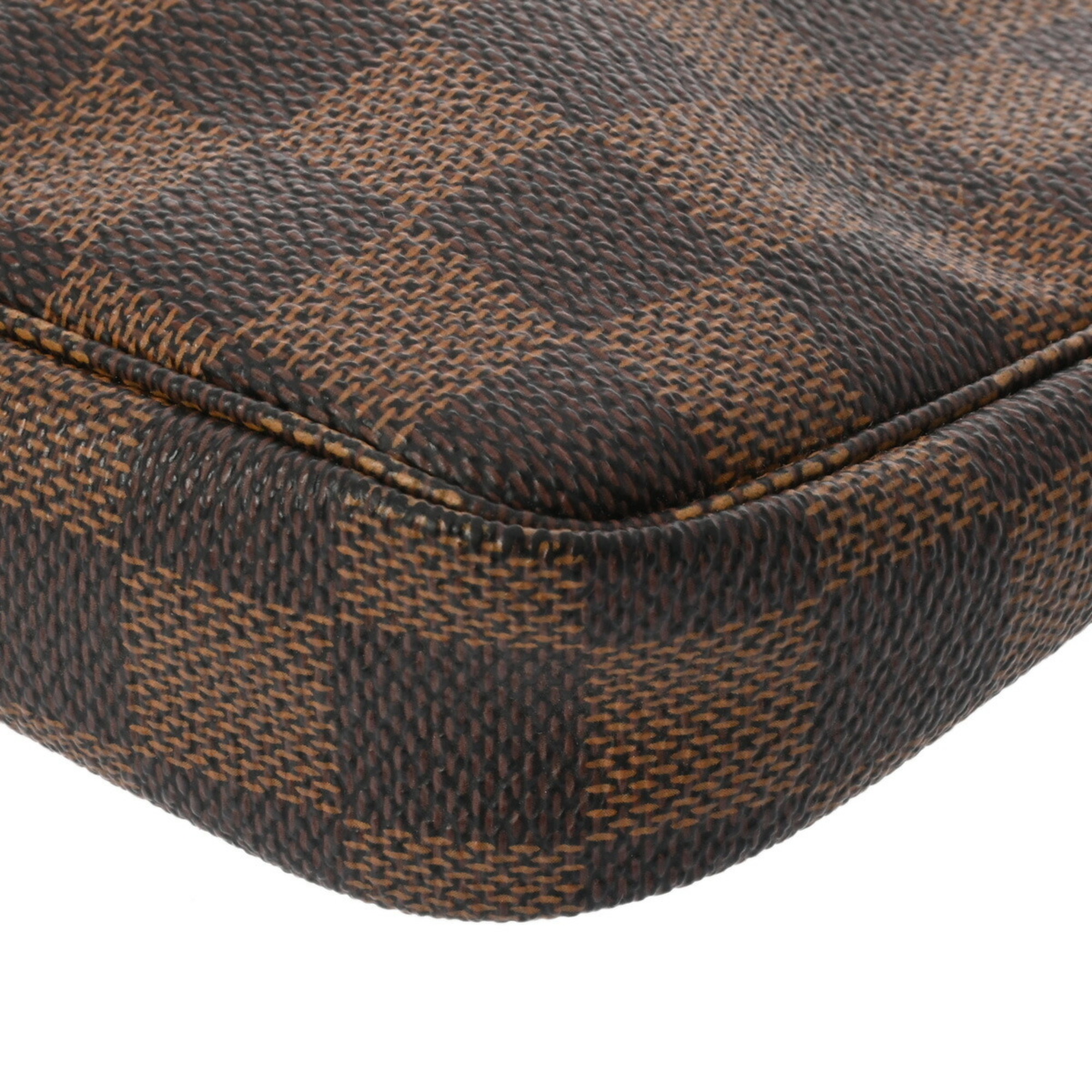 LOUIS VUITTON Damier Pochette Accessoires Brown N51985 Women's Canvas Pouch