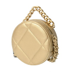 CHANEL Chanel Matelasse 19 Chain Shoulder Gold Silver / AP0945 Women's Lambskin Bag