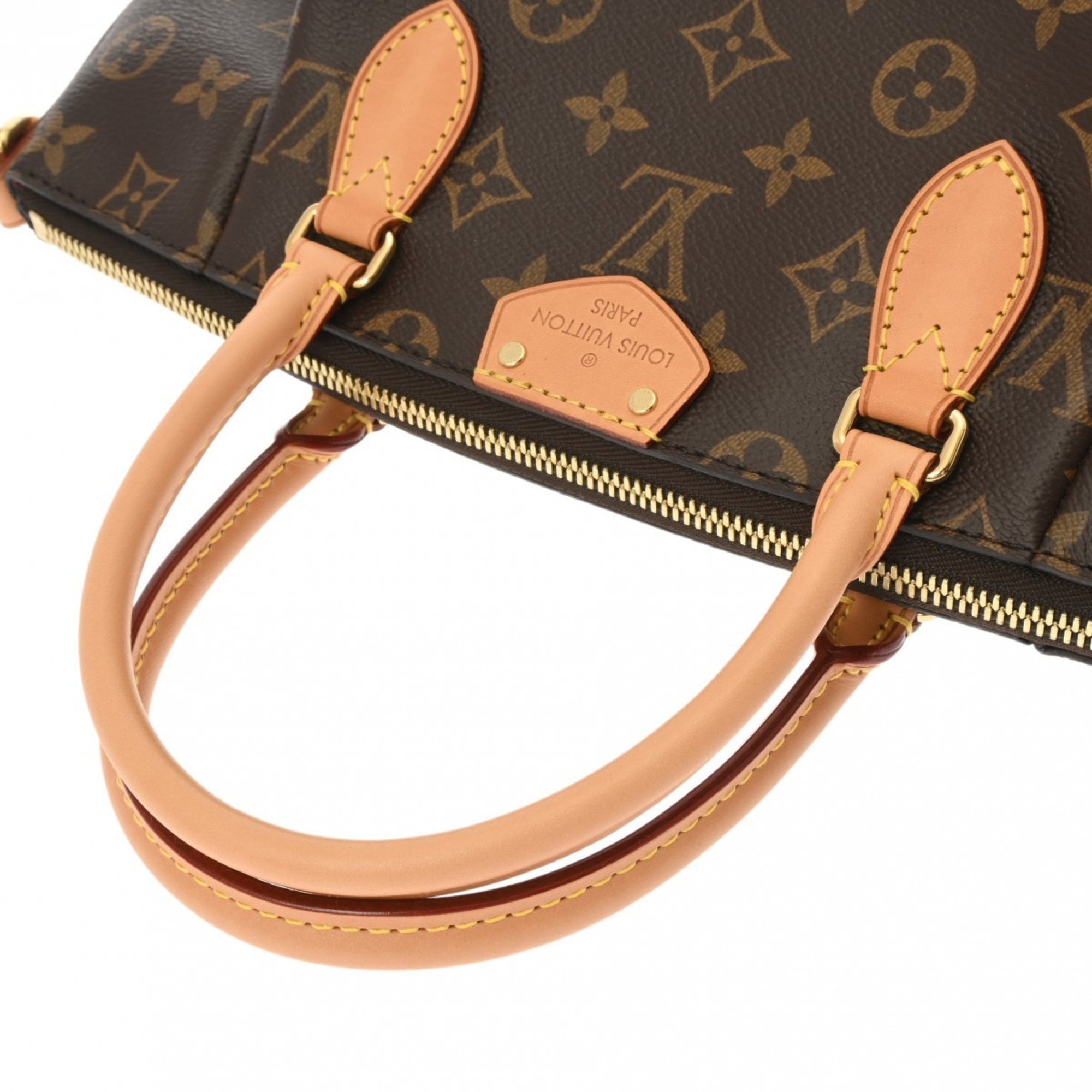 LOUIS VUITTON Louis Vuitton Monogram Turen PM Brown M48813 Women's Canvas Handbag