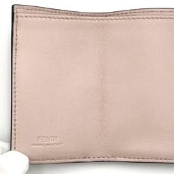 FENDI Women's Wallet, Folding Baguette Micro Compact, Tri-fold