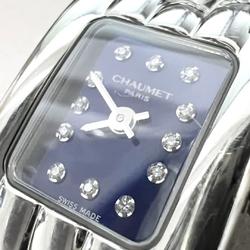 CHAUMET Women's Watch, Casey Diamond Quartz Stainless Steel