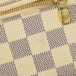 Louis Vuitton Tri-fold Wallet Damier Azur Portefeuille Koala N60013 White Women's