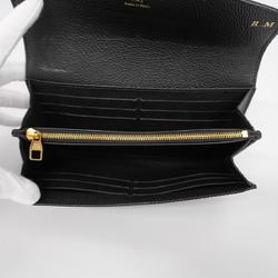 Louis Vuitton Long Wallet Monogram Empreinte Portefeuille Sarah M61182 Noir Ladies