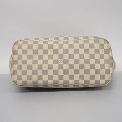 Louis Vuitton Tote Bag Damier Azur Neverfull MM N51107 White Women's