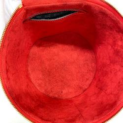 Louis Vuitton Vanity Bag Epi Cannes M48037 Castilian Red Women's