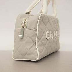 Chanel handbag sport canvas grey ladies