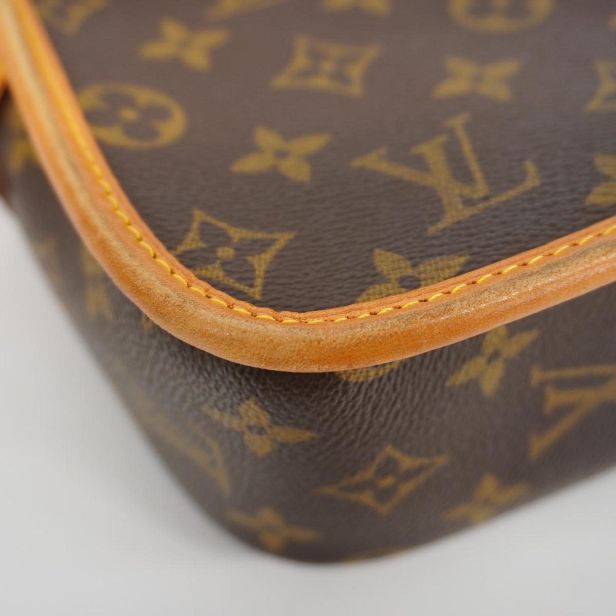 Louis Vuitton Shoulder Bag Monogram Sologne M42250 Brown Women's