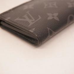Louis Vuitton Wallet/Coin Case Monogram Eclipse Khaki M64430 Black/Grey Men's