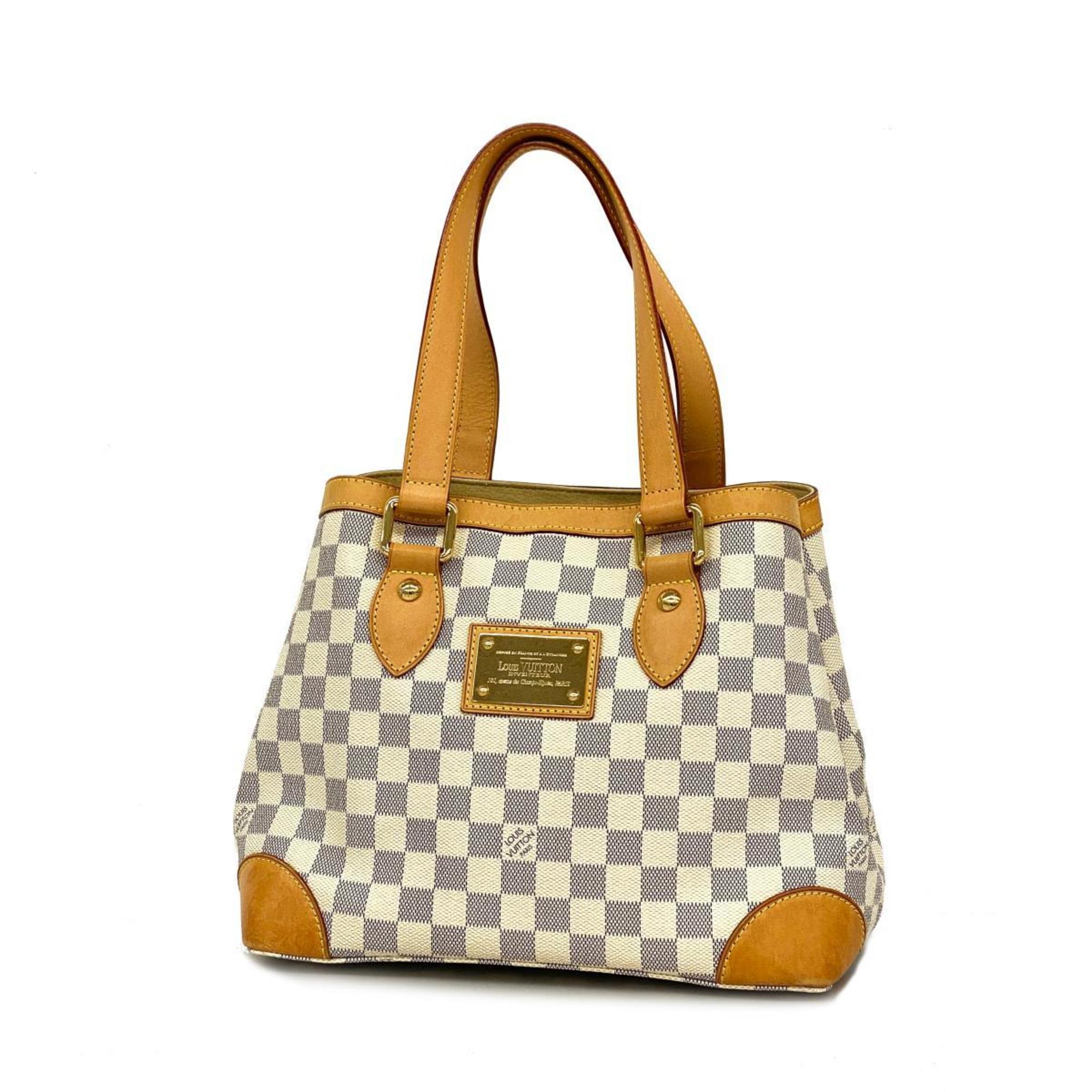 Louis Vuitton Tote Bag Damier Azur Hampstead PM N51207 White Women's