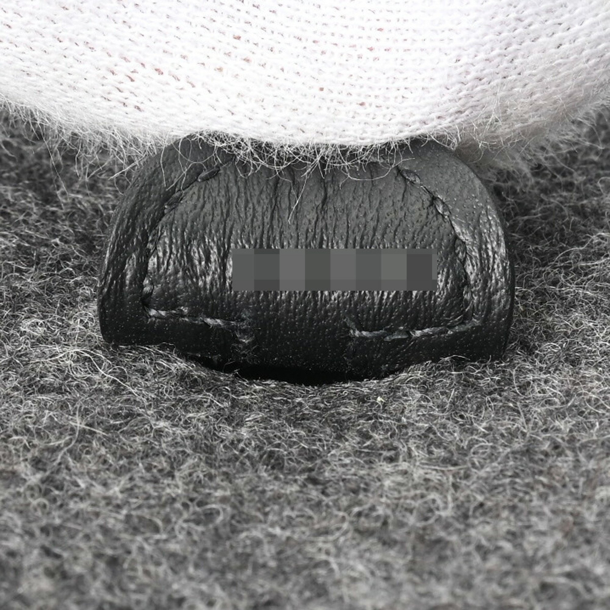 HERMES Evelyn TPM Grimoire/Black Palladium Hardware - Y Stamp (around 2020) Women's Felt Swift Shoulder Bag