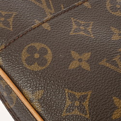 LOUIS VUITTON Louis Vuitton Monogram Pochette Ganjou Brown M51870 Men's Canvas Body Bag