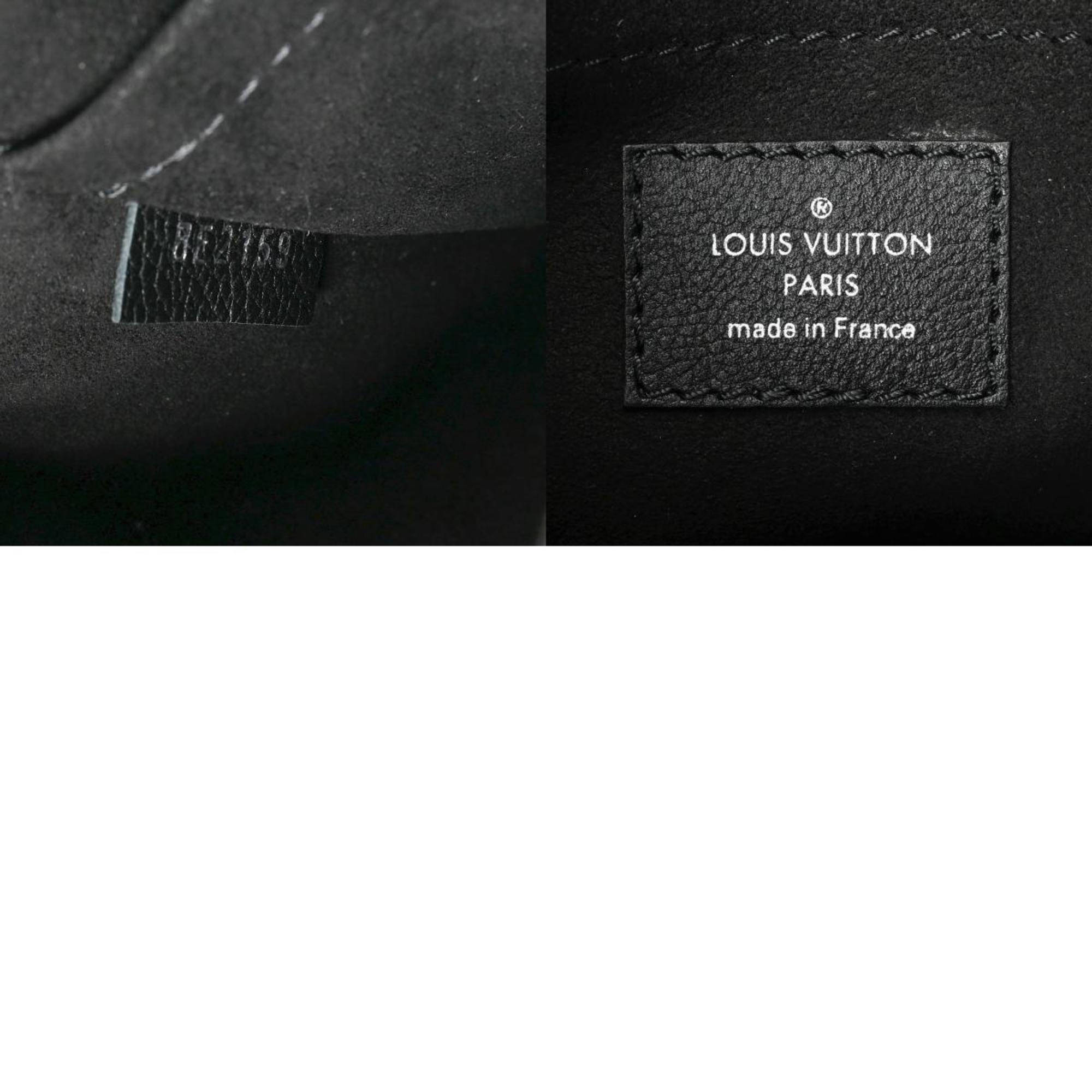 LOUIS VUITTON My Lock Me Chain Noir M51418 Women's Leather Shoulder Bag