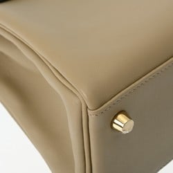 HERMES Kelly 25 Inner Stitching Beige Marfa - W Stamp (around 2024) Women's Swift Leather Handbag